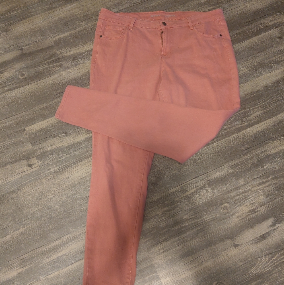 Coral Skinny Jeans
